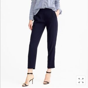 JCrew Easy Pant in Matte Crepe